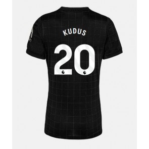 Tottenham Hotspur Mohammed Kudus #20 Udebanetrøje Dame 2025-26 Kortærmet